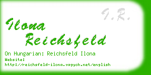 ilona reichsfeld business card